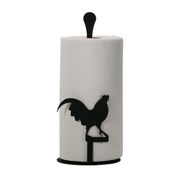 Village Wrought Iron Village Wrought Iron PT-C-1 Paper Towel Holder - Rooster Silhouette PT-C-1